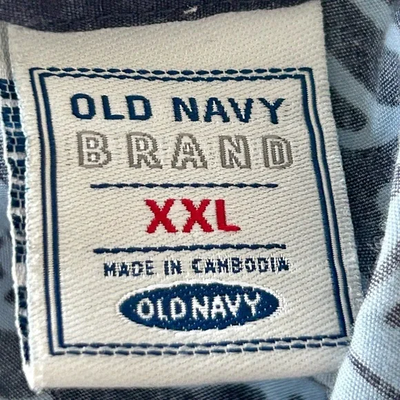 Old Navy Men’s Casual Button Shirt - Size XXL - Picture 4 of 5